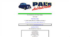 Desktop Screenshot of palshotrodparts.com